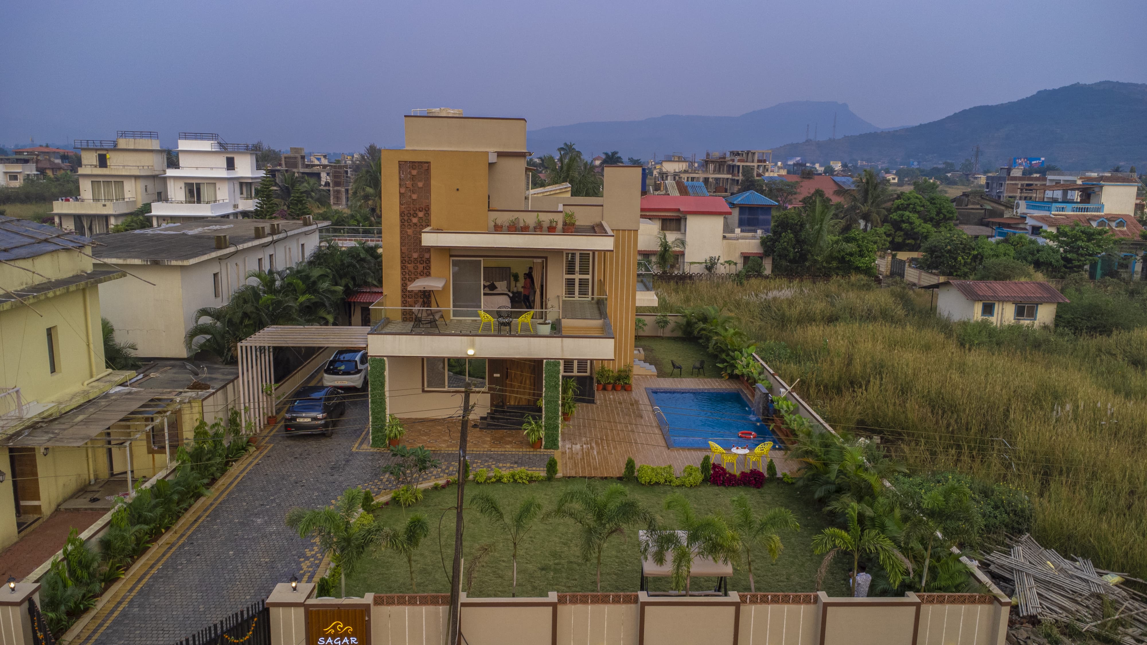 Sagar Villa Lonavala | 4 BHK Luxury Private Pool Villa